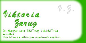 viktoria zarug business card